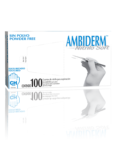 Guante nitrilo soft Ambiderem a $250.00 mas iva