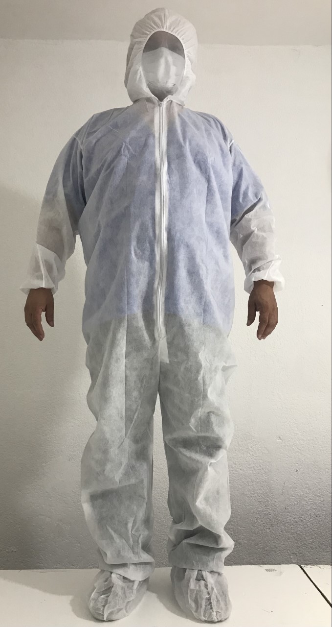 Overol con capucha tela SMS de 35 gramos